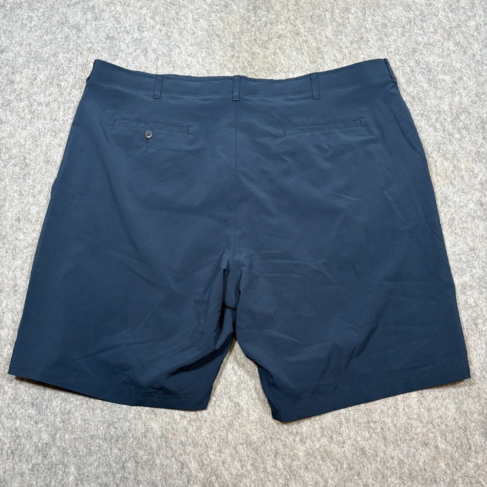 Ben Hogan Golf Shorts Size 46 Blue Flat Front Slash Pockets 4-Way Stretch Casual - Picture 3 of 7